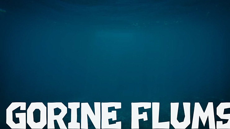 GORINE FLUMS Font