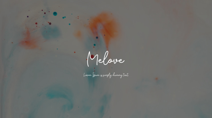 Melove Font