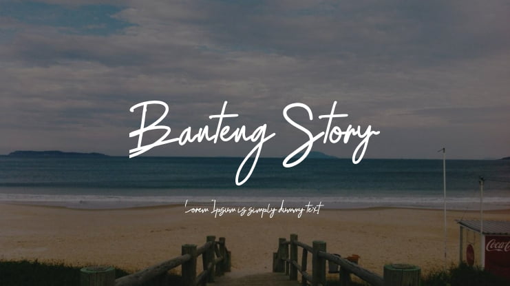Banteng Story Font