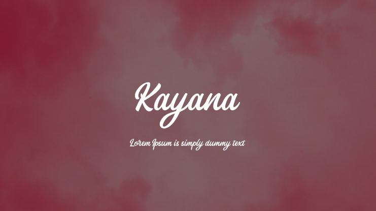 Kayana Font