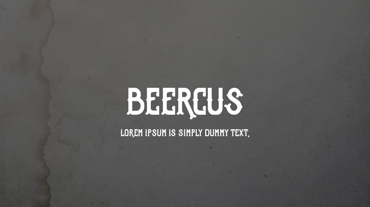 Beercus Font