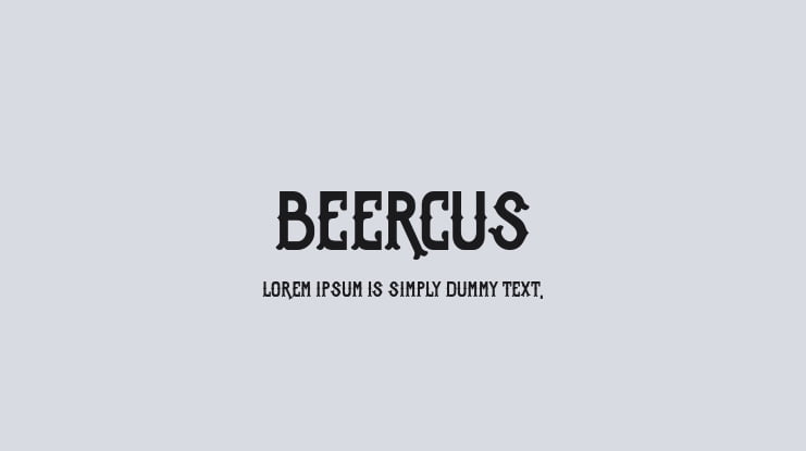 Beercus Font
