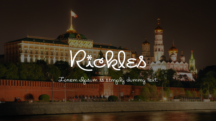 Rickles Font