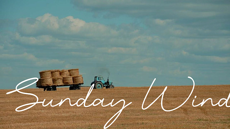 Sunday Wind Font