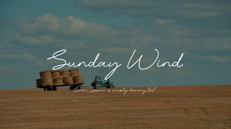 Sunday Wind Font