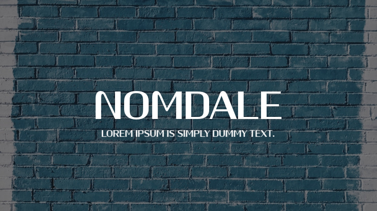 Nomdale Font Family