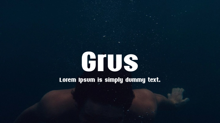 Grus Font Family