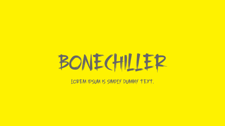 Bonechiller Font