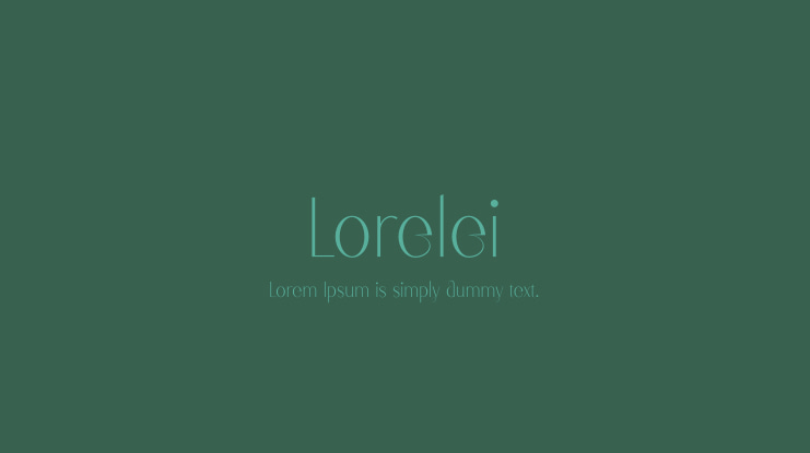 Lorelei Font