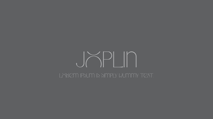 Joplin Font