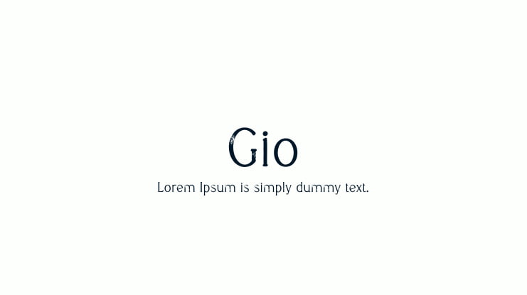 Gio Font