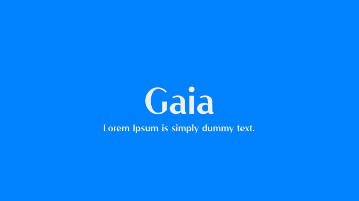 Gaia Font