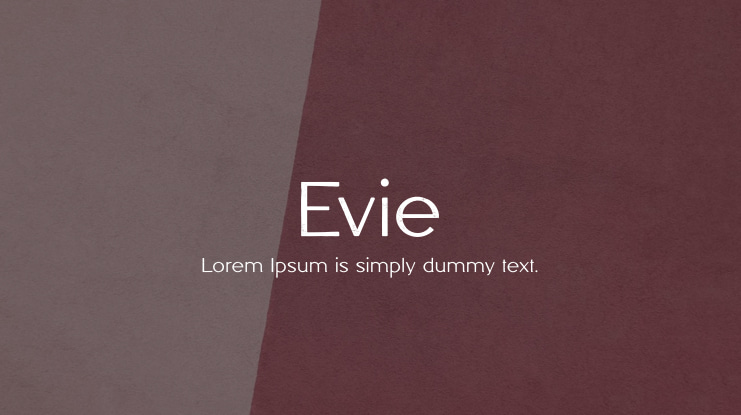 Evie Font