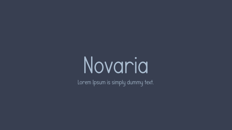 Novaria Font
