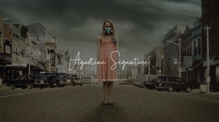 Agustine Signature Font