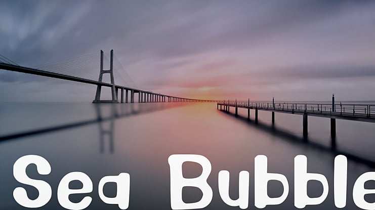 Sea Bubble Font
