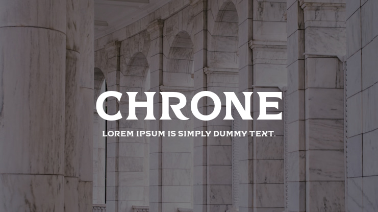 Chrone Font