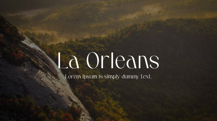 La Orleans Font