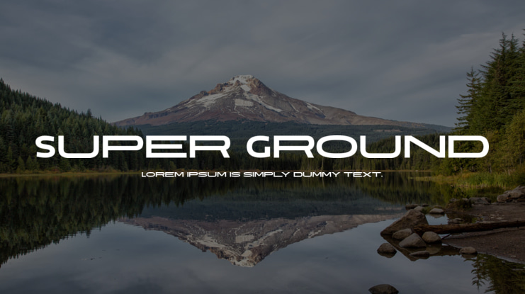 Super Ground Font