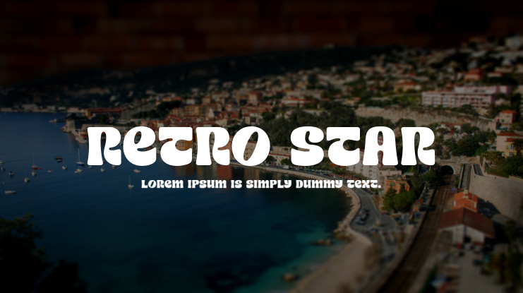 Retro Star Font