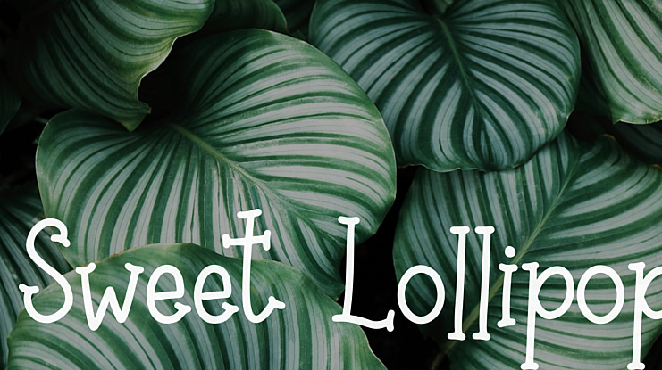 Sweet Lollipop Font