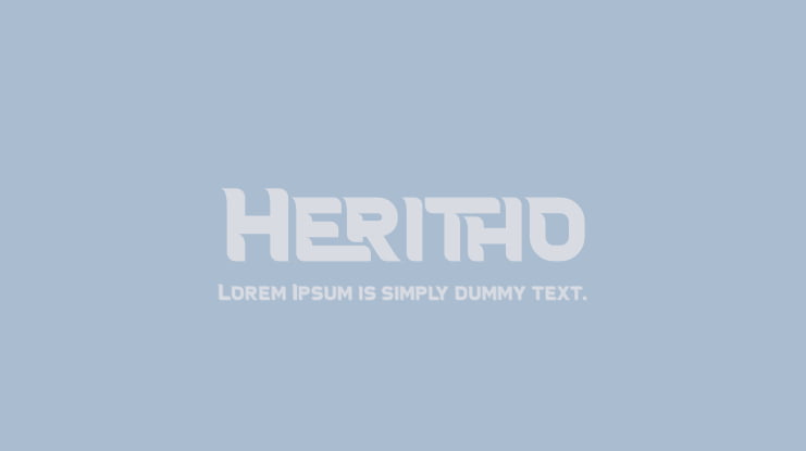 Heritho Font