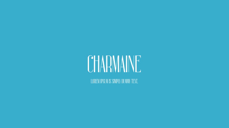 Charmaine Font