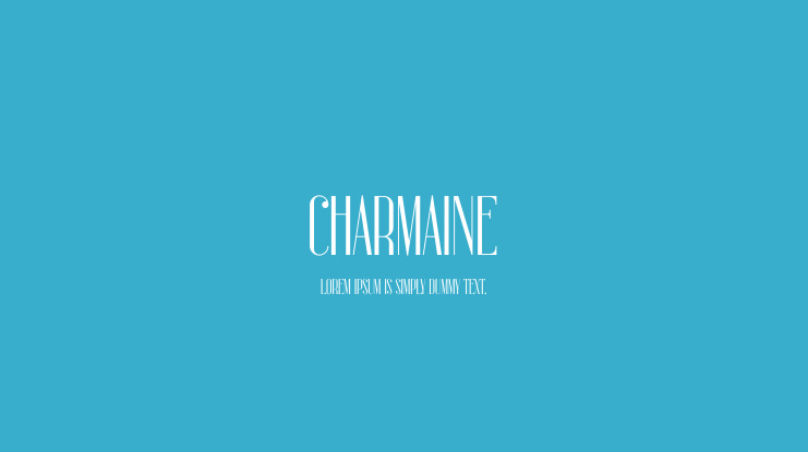 Charmaine Font