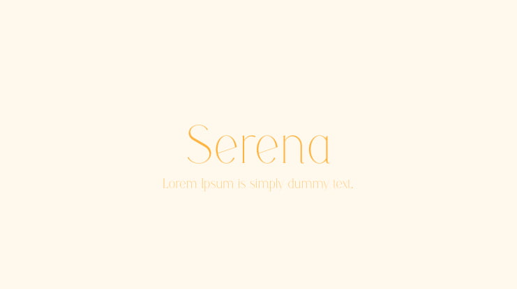 Serena Font