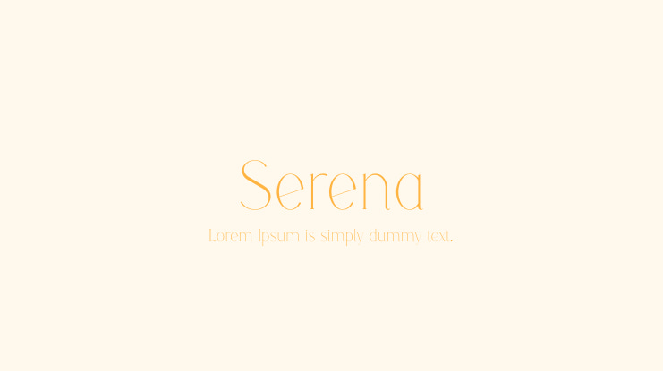 Serena Font
