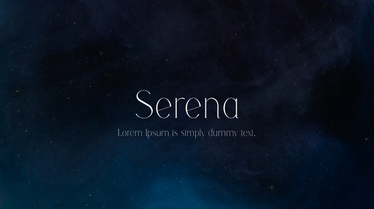 Serena Font