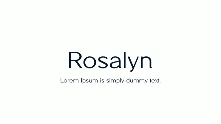 Rosalyn Font