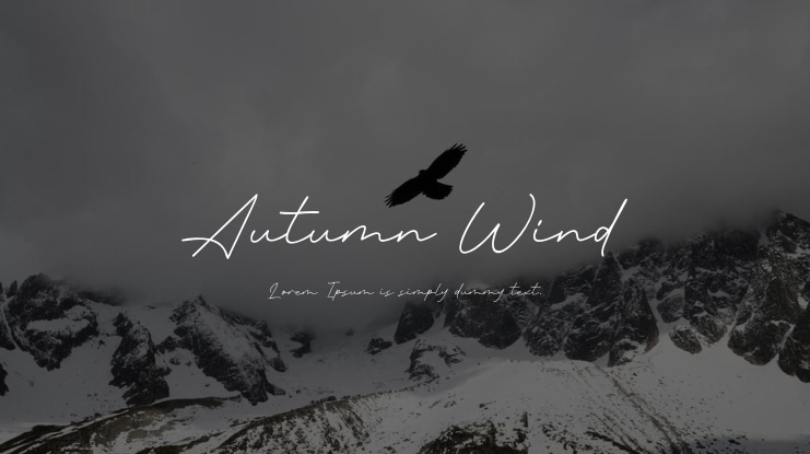 Autumn Wind Font