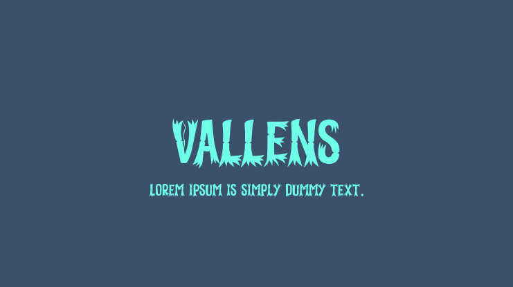 Vallens Font
