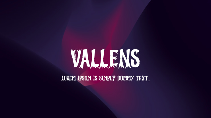 Vallens Font