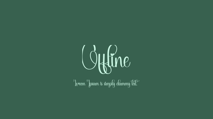 Offline Font