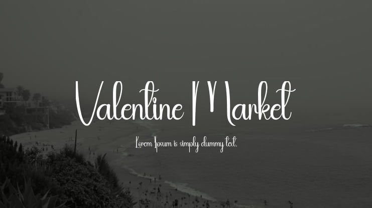Valentine Market Font
