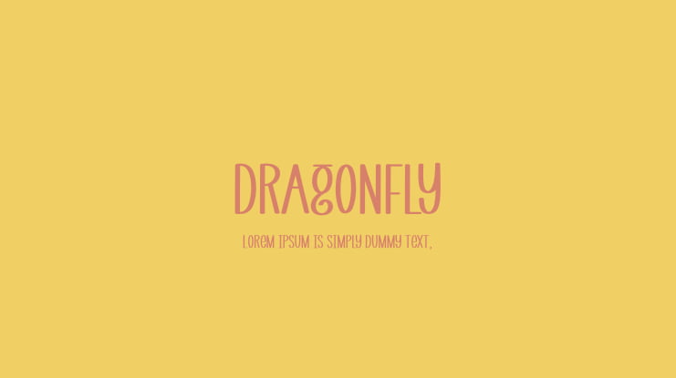 Dragonfly Font