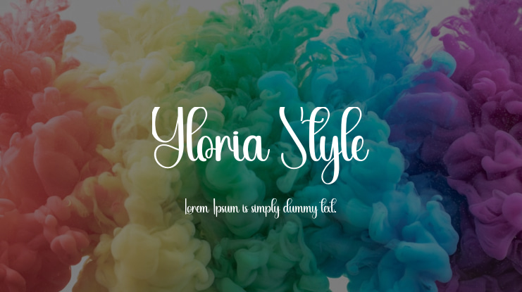 Gloria Style Font