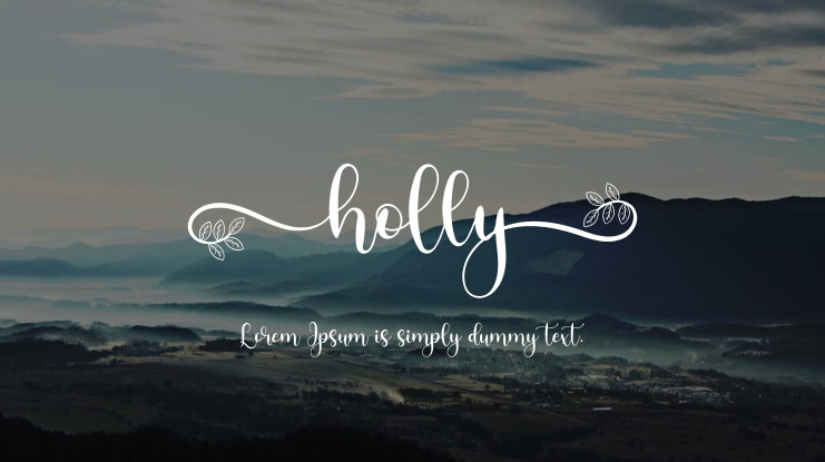 Holly Font