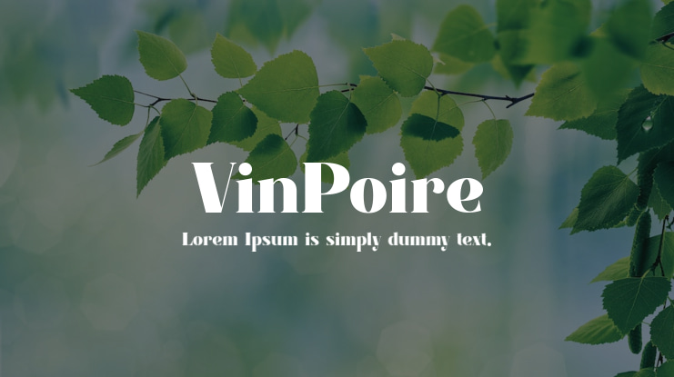 VinPoire Font