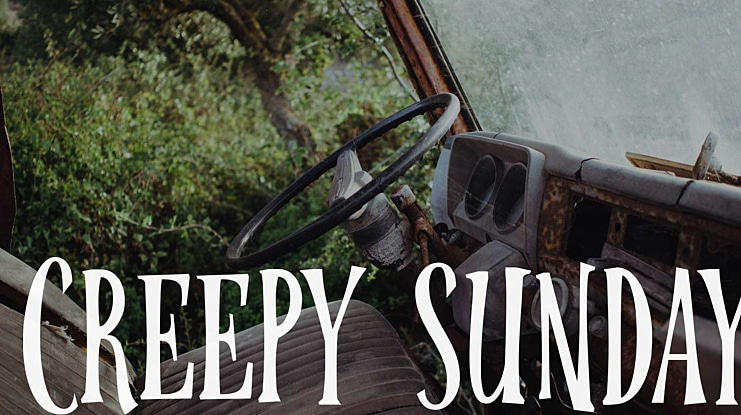 Creepy Sunday Font