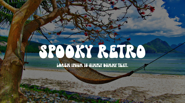 Spooky Retro Font