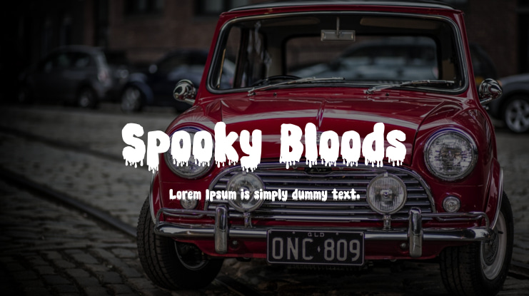 Spooky Bloods Font