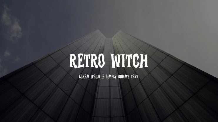 Retro Witch Font