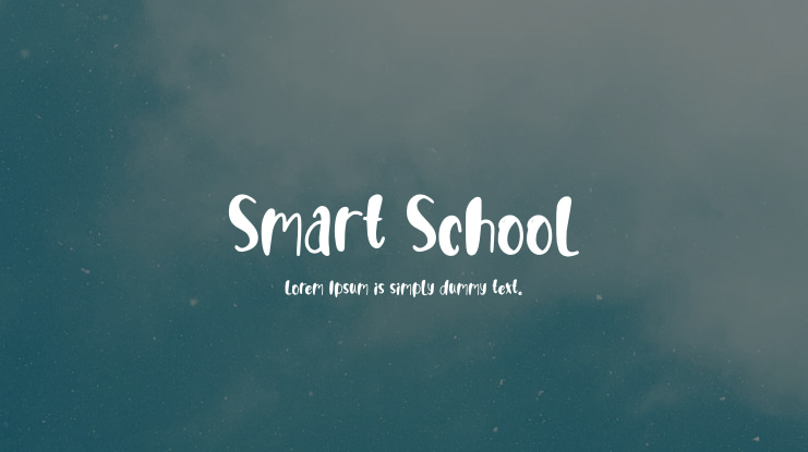 Smart School Font