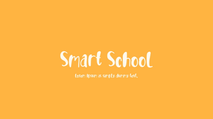 Smart School Font
