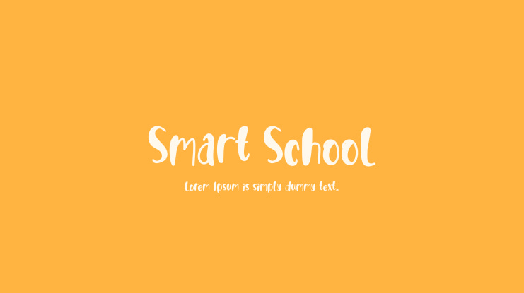 Smart School Font
