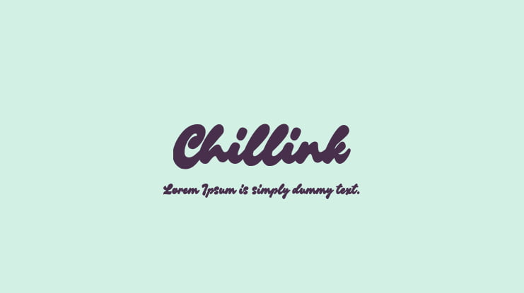 Chillink Font