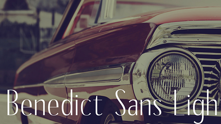 Benedict Sans Font